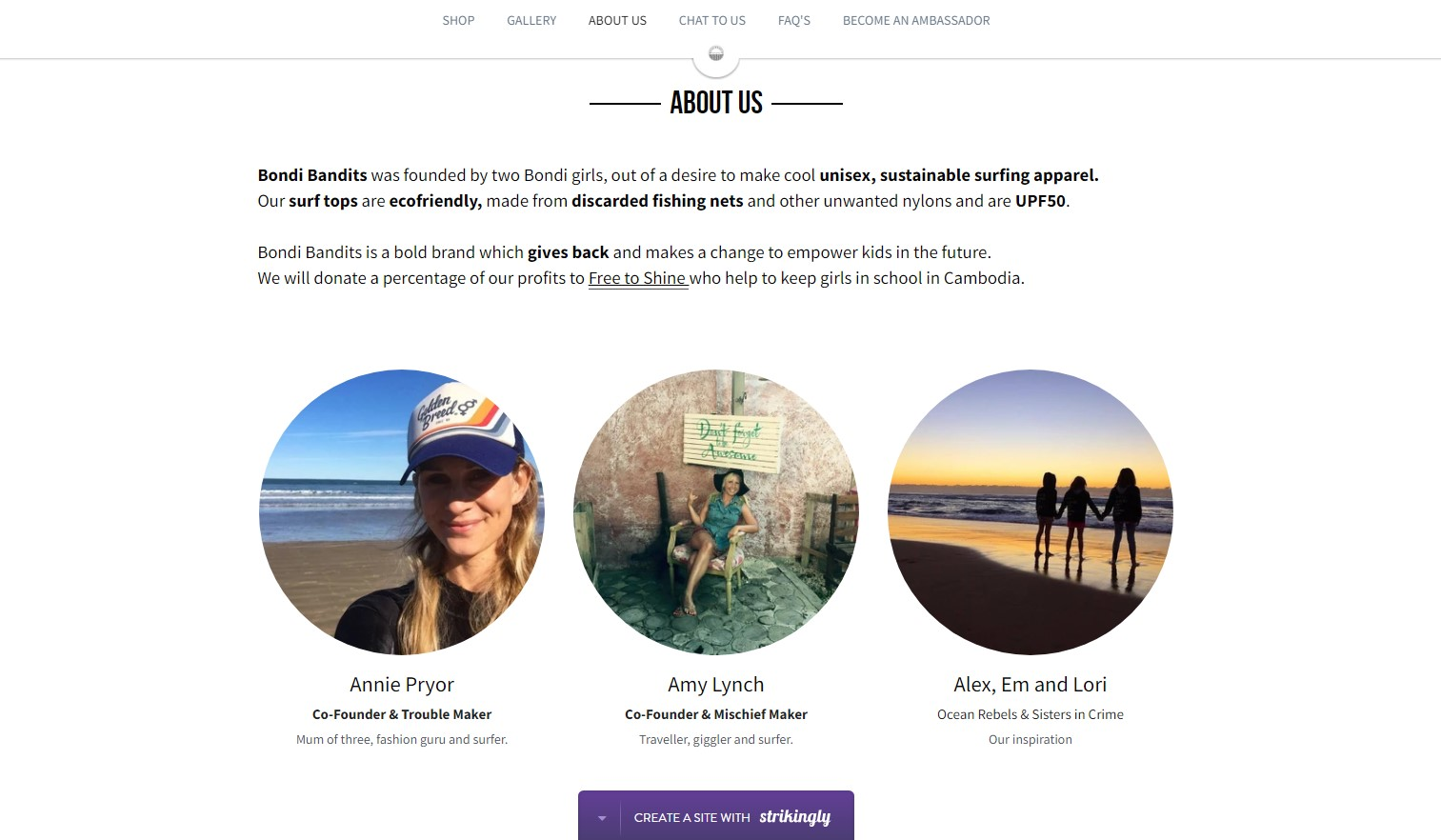 Bondi Bandits Strikingly About Bondi Bandits Strikingly About